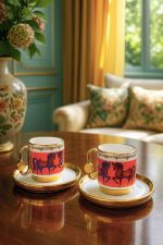 فنجان قهوه خوری طرح هرمس