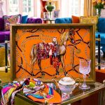 سینی هرمس نارنجی کد 1359