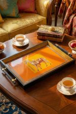 سینی لبه دار پروفیل طرح اسب مینیاتور - Image 2