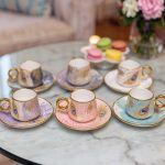 فنجان قهوه طرح طاووس کد 0128