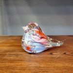 دکوری پرنده کریستالی سایز کوچک
