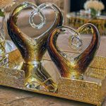 مجسمه قلب عسلی